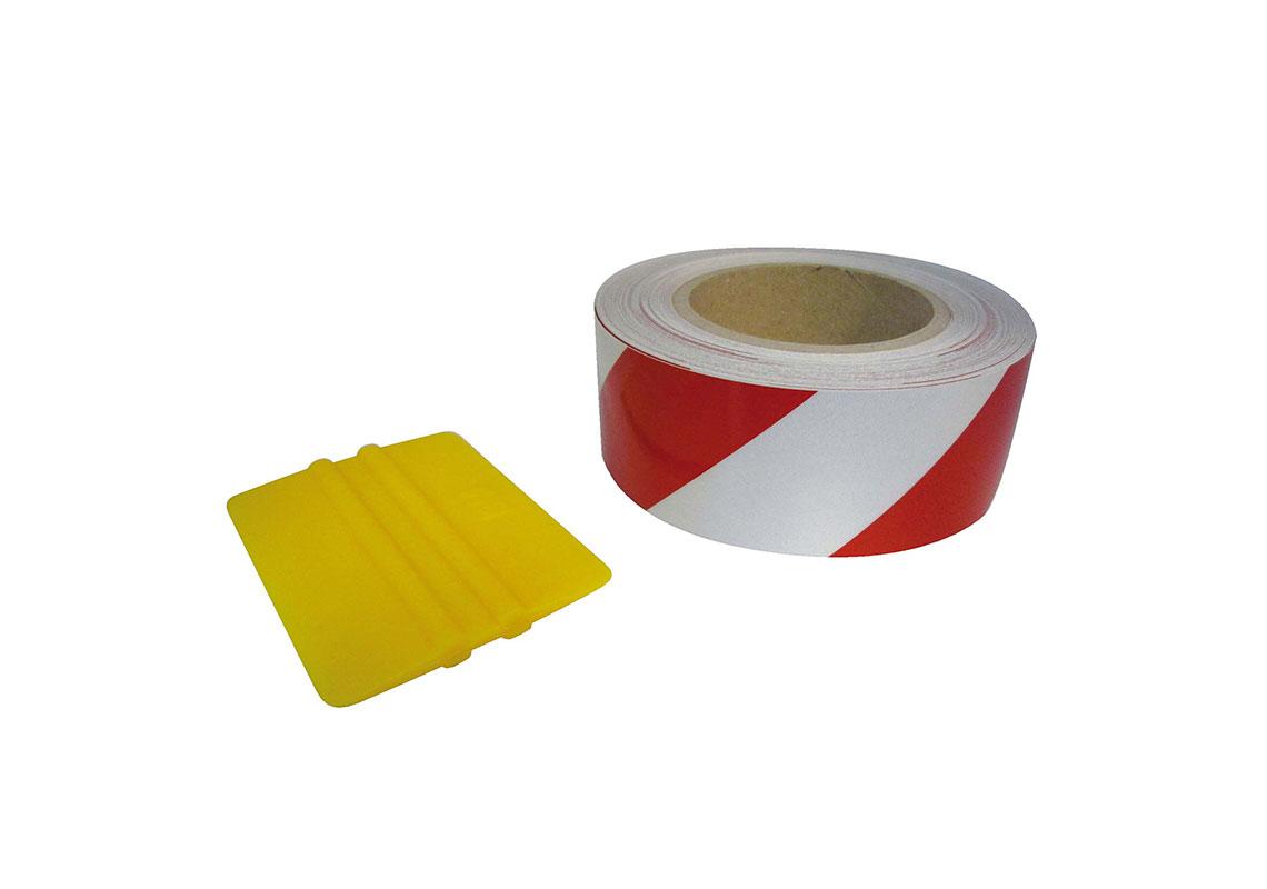 ROLLERS L + R INDUSTRIAL BLANK/RED 0.05x25m